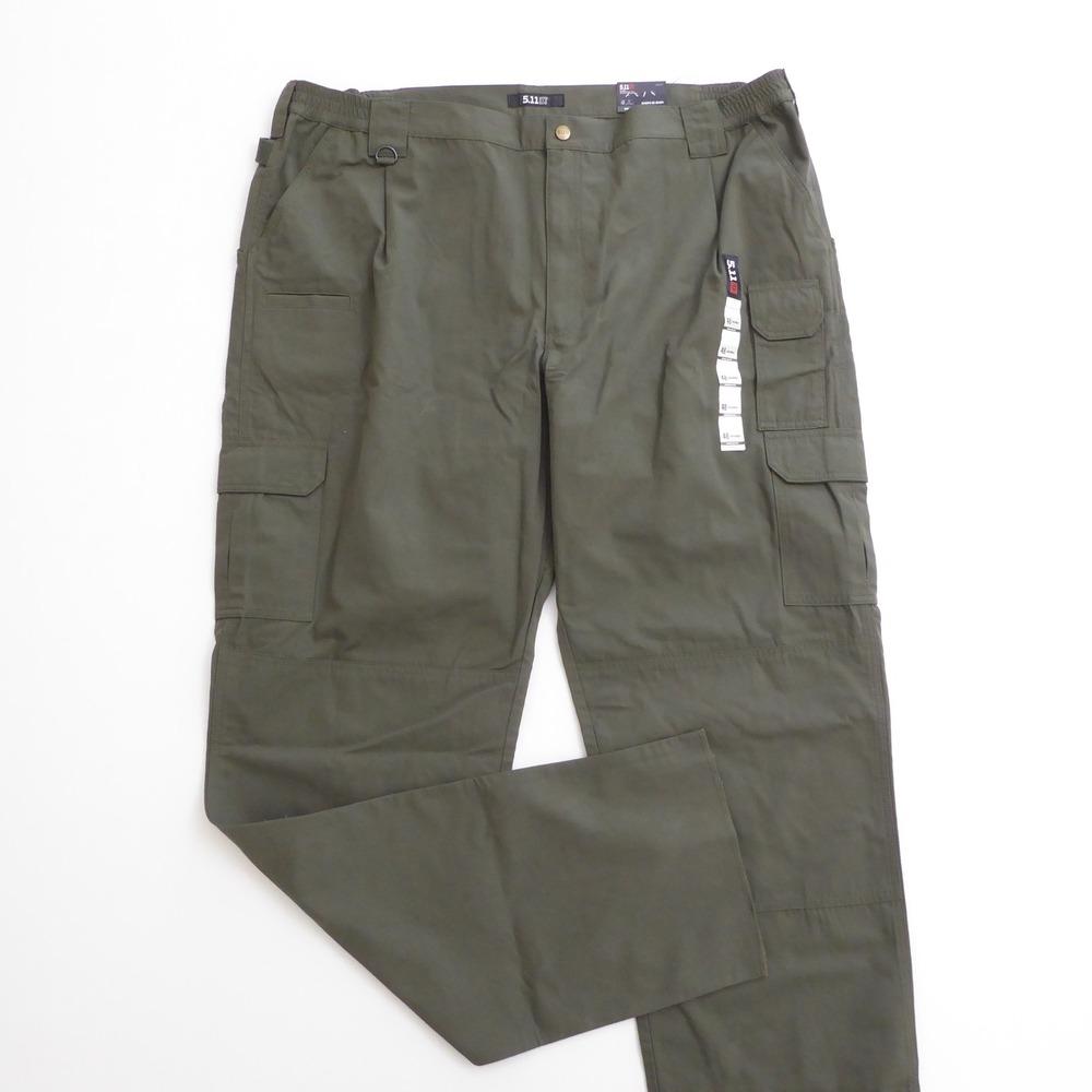 5.11 Tactical Mens Taclite Pro Pant Green Cargo Size 48 x Unhemmed